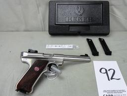 Ruger Ltd. Ed. Mark III Stainless 5½” Bull Bbl., 22LR Semi-Auto w/Mags & Sc