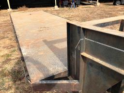 1978 WW Steel on Wood 8’ x 22’ Gooseneck Trailer, 24,000#, SN:064677