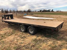 1978 WW Steel on Wood 8’ x 22’ Gooseneck Trailer, 24,000#, SN:064677