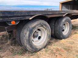 1978 WW Steel on Wood 8’ x 22’ Gooseneck Trailer, 24,000#, SN:064677