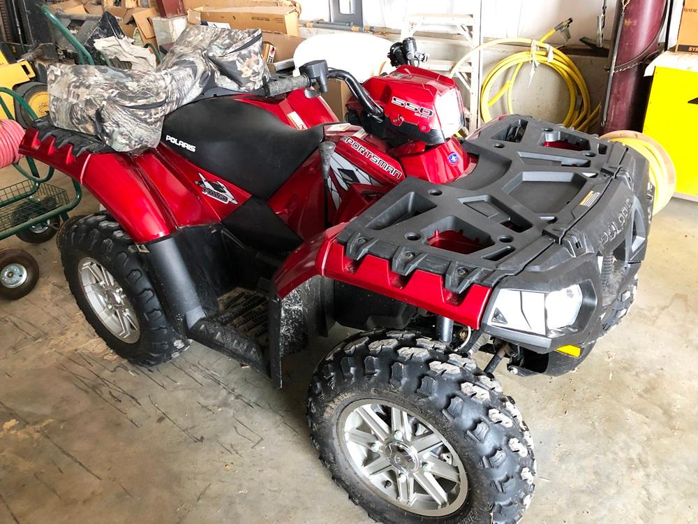 Polaris Sportsman 550 EFI w/EPS, AWD, 93 Mi., 68 Hrs., Like New