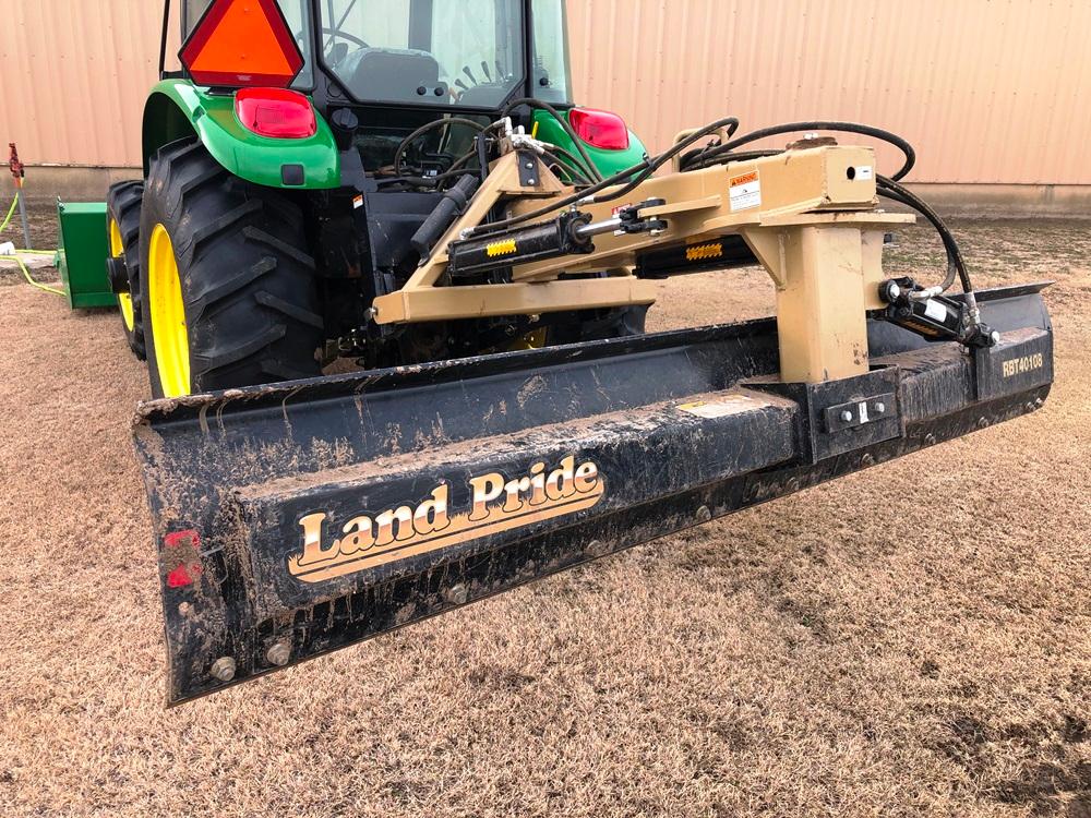 Land Pride RBT 40108 3-Way, 9’ Back Blade, Low Usage, SN:642423