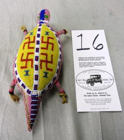 Large Beaded Turtle Fetish (Sioux)