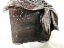 “Rawhide” Bronze by L. E. “Gus” Shafer, 58/115, c.1973