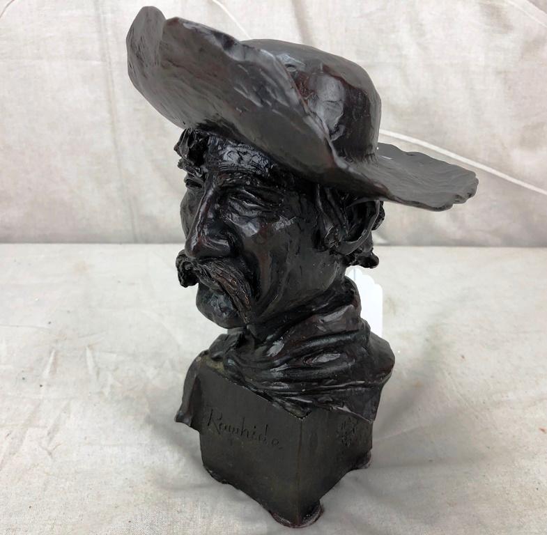 “Rawhide” Bronze by L. E. “Gus” Shafer, 58/115, c.1973