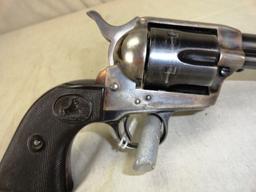 Colt S.A.A. 2nd Generation 38-Spl. Cal., 5½” Bbl. 2ND Year 1957, Numbers All Match Grips & Frame, SN
