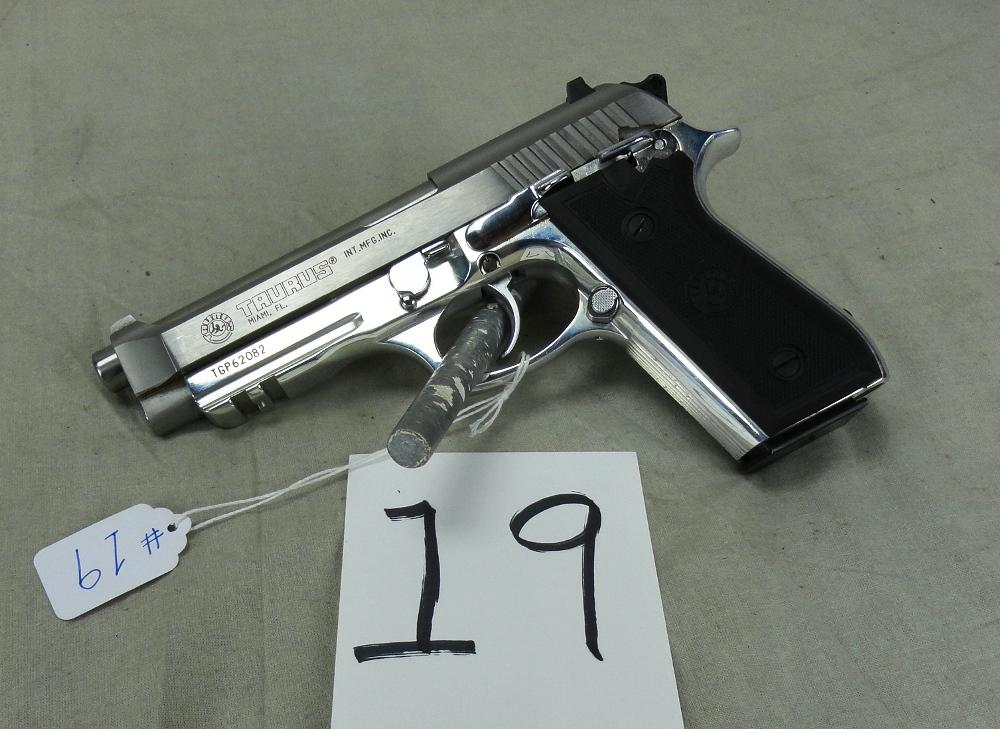 Taurus PT 92 AFS 9mm Pistol, SN:TGP62082, NIB (Handgun)