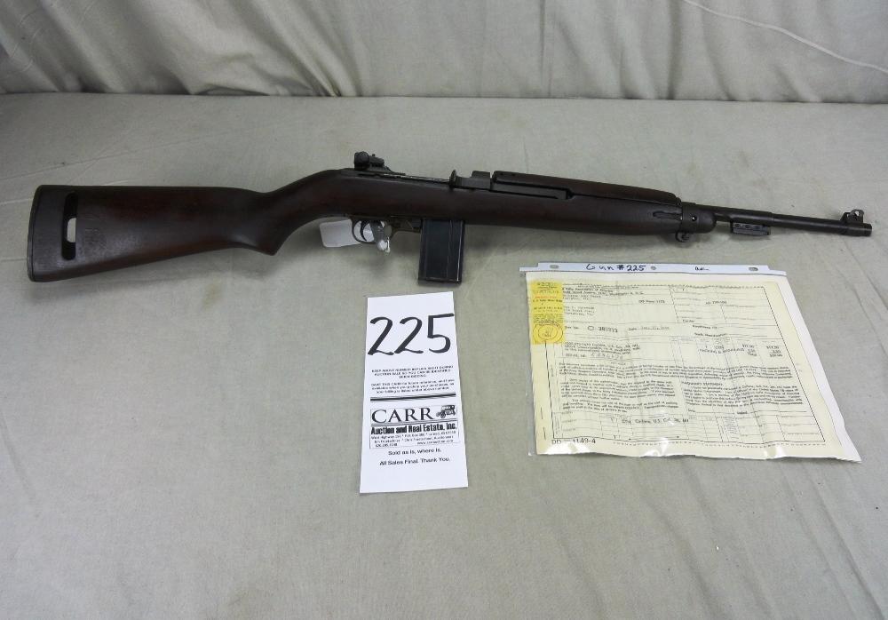 Inland Div. Armory, M1 Carbine WWII, 30-Cal.  w/NRA Voucher Receipt/Paperwork, SN:5336670