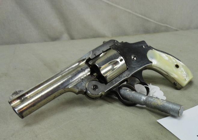 S&W Lemon Squeezer Tip-Up Revolver, 32- Cal., MOP Grips, SN:15682 (Handgun)