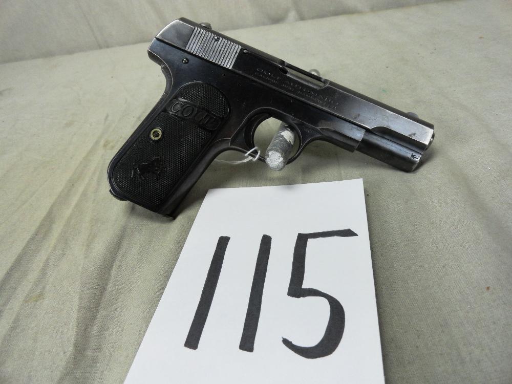 Colt Automatic 380 Hammerless Pistol, SN:69479 (Handgun)