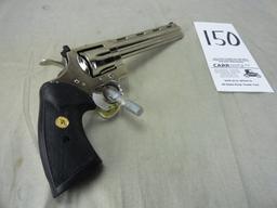 Colt Python Target 38-Spl., Nickel, 8" Bbl., Revolver, As New, In Box, SN:LA9294 (Handgun)
