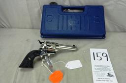 Colt SA Army 44-40, Nickel, Revolver, 4 3/4" Bbl., NIB, SN:S33061A (Handgun)