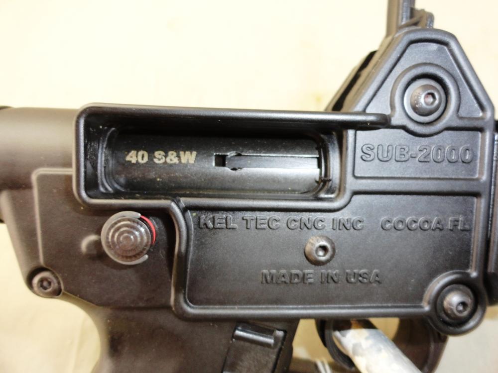 Kel-Tec Sub 2000, .40 S&W Pistol, SN:ESM25, (2) Mags (Handgun)