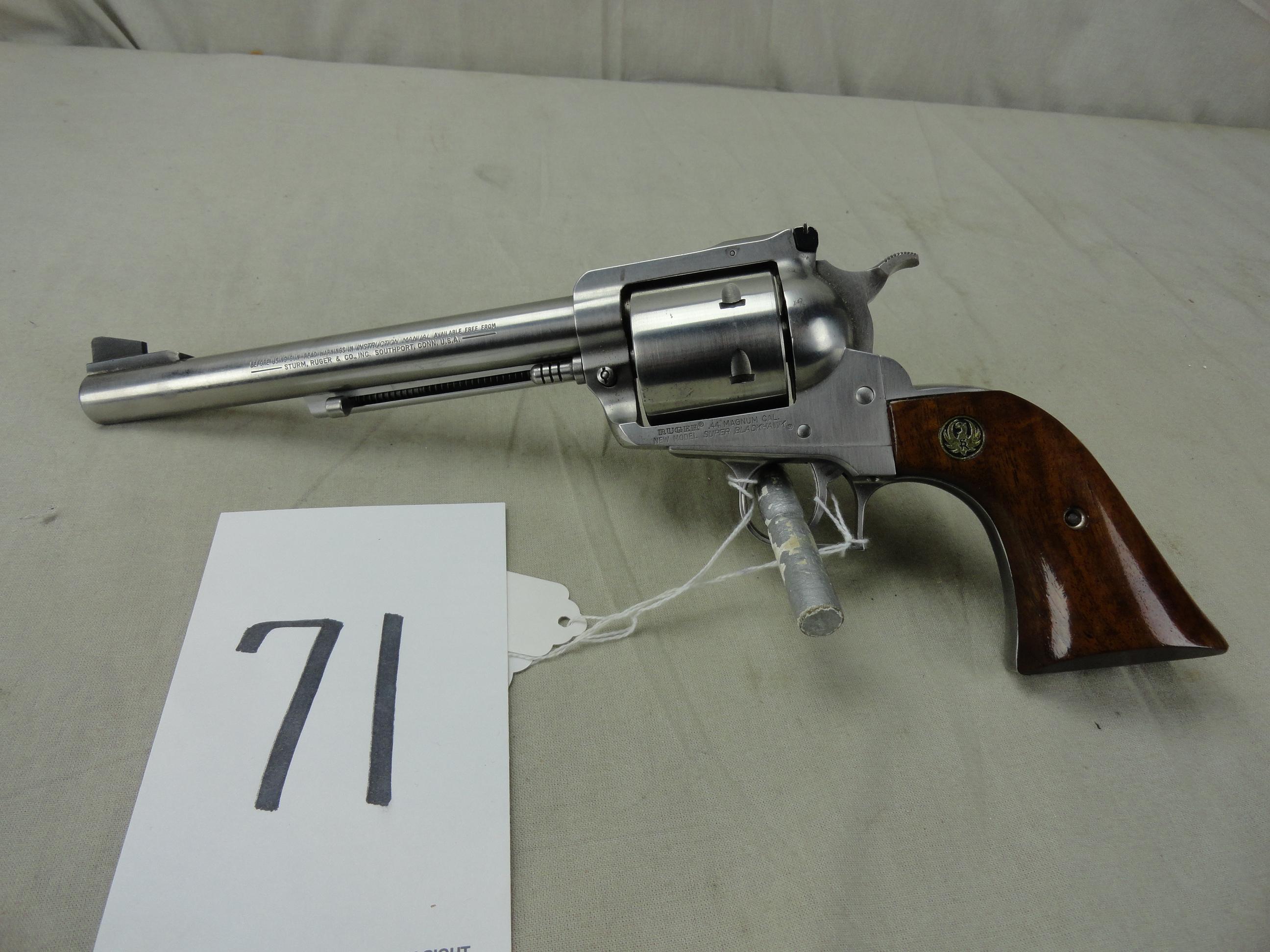 Ruger Super Blackhawk, 44-Mag. Single Action Revolver, SN:83-00635 (Handgun)