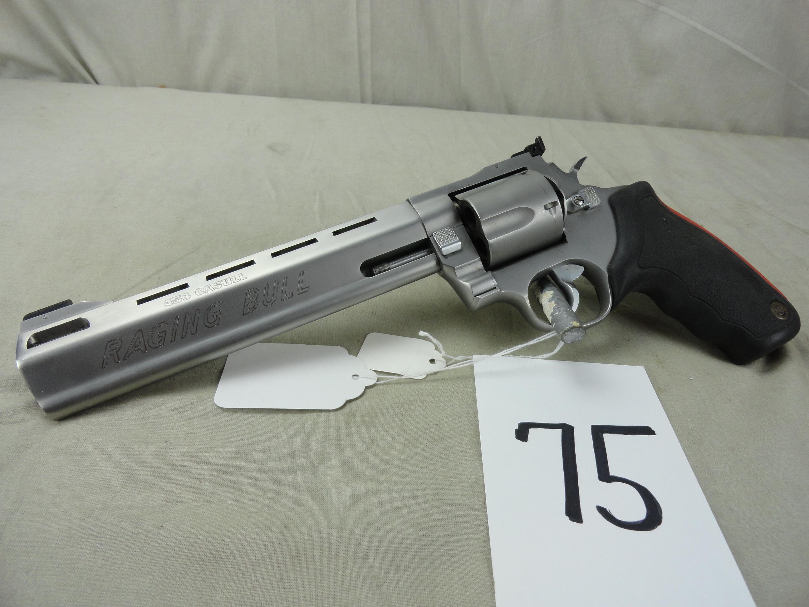 Taurus Raging Bull 454 Casull, Dbl. Action Revolver, SN:TE811821 (Handgun)