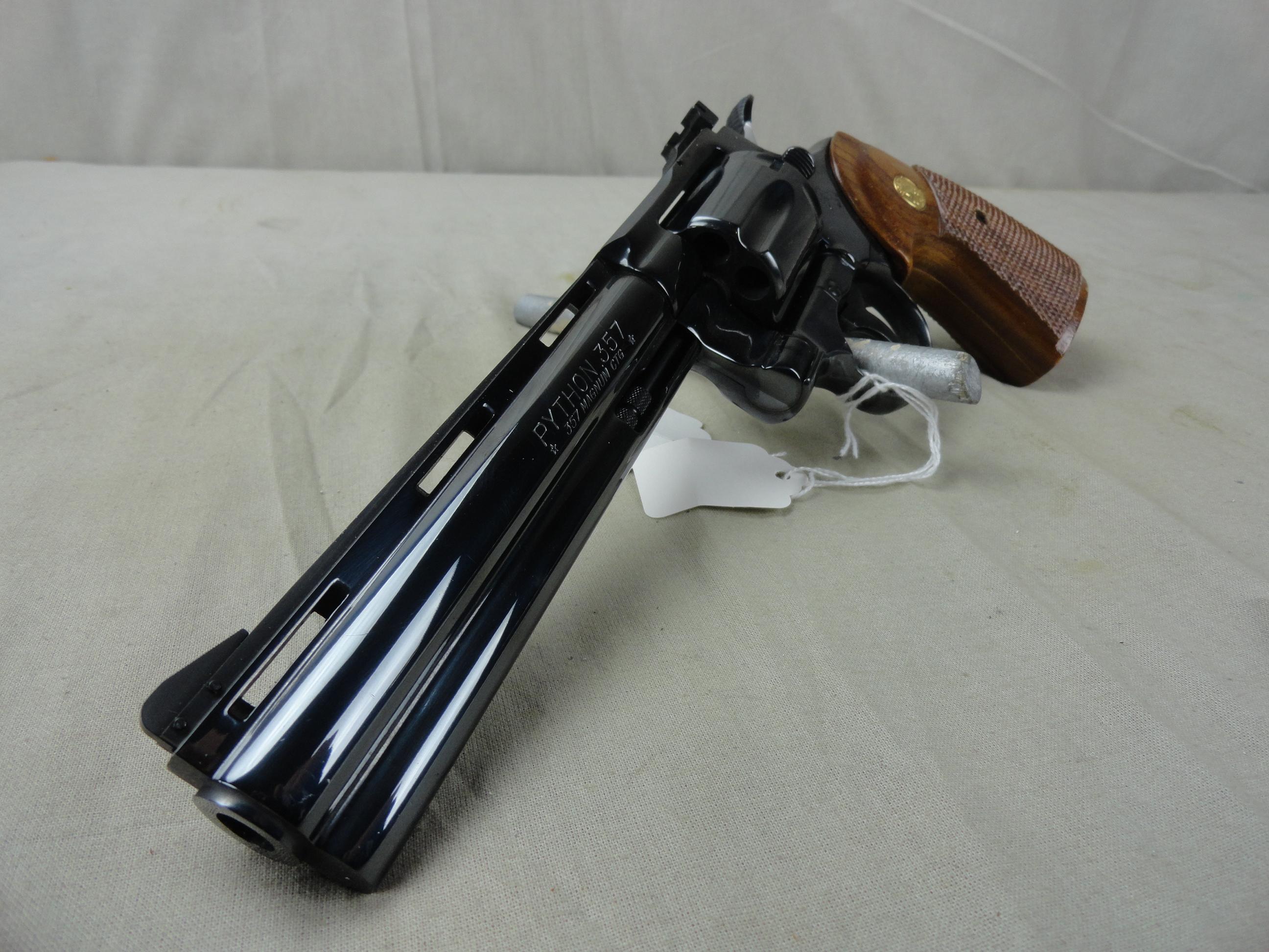 Colt Python .357, Dbl. Action Revolver, SN:T28582 (Handgun)