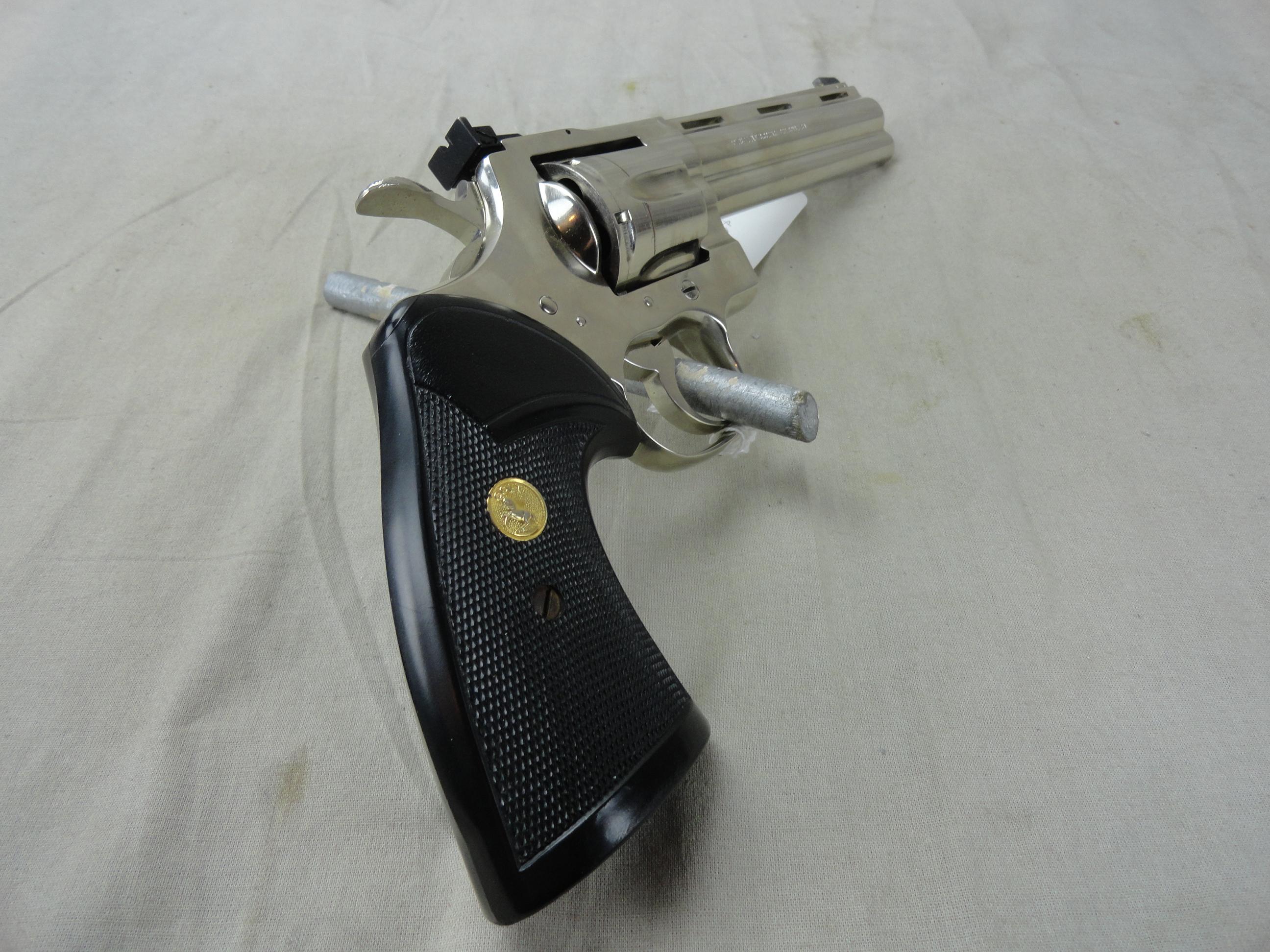 Colt Python, Stainless, .357 Dbl. Action Revolver, SN:V55849 (Handgun)