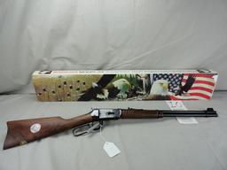 Winchester M94 375 - Model 1894, American Bald Eagle Lever Action, SN:ABE385, NIB
