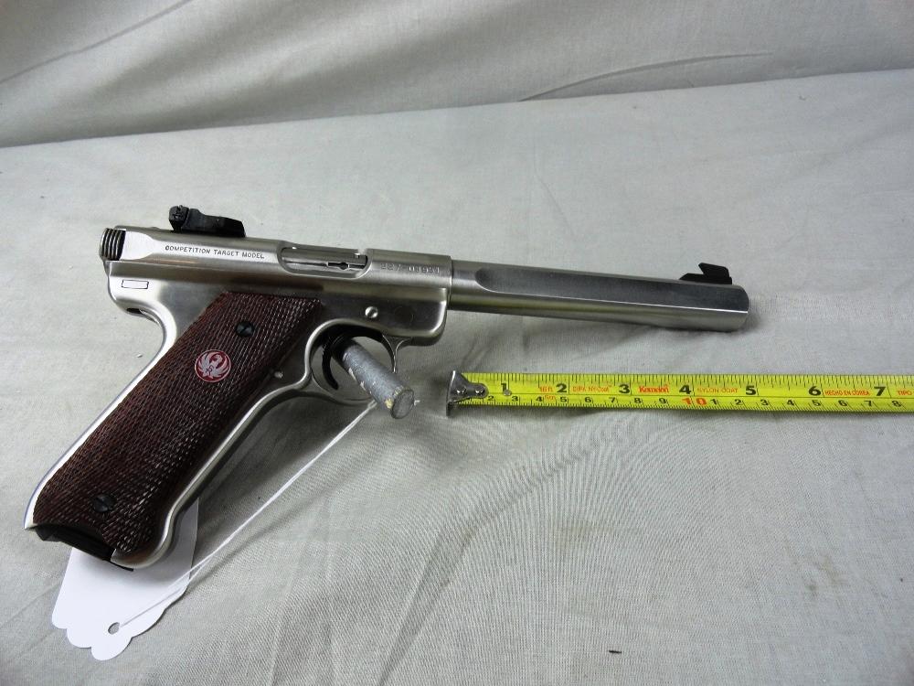 Ruger Mark III Target, SS, 22LR, w/Box & Extra Mag, SN:227-09951 (Handgun)