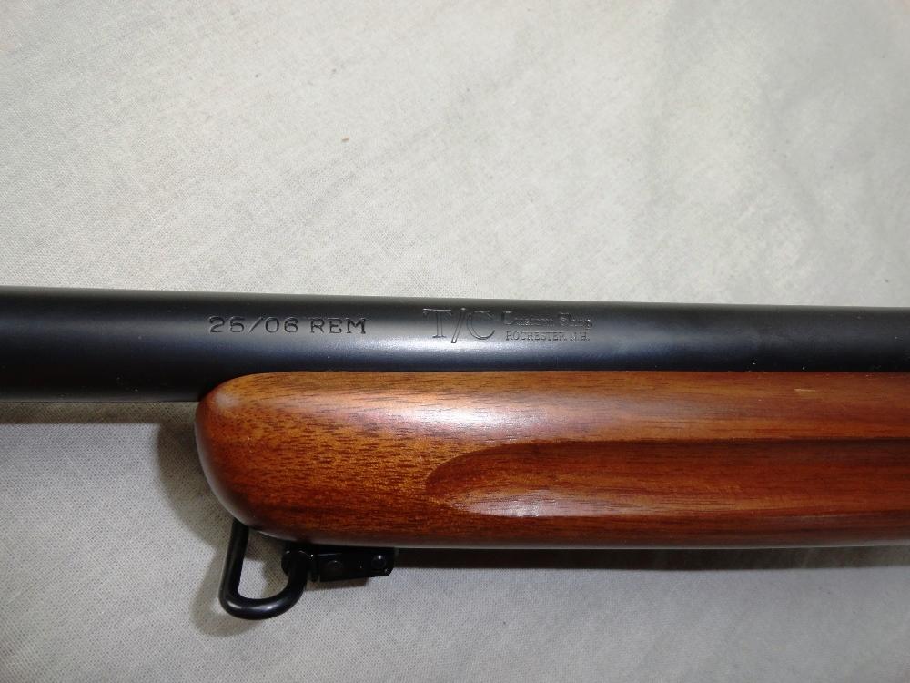 Thompson Center Custom Shop, 25-06 Remington Rifle, SN:15677 w/Leupold Scope Mount