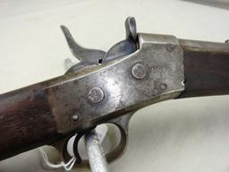 1872 Military Remington Rolling Block, 34" Bbl., Full Wood w/Ramrod, 44 Spanish Caliber, SN:918