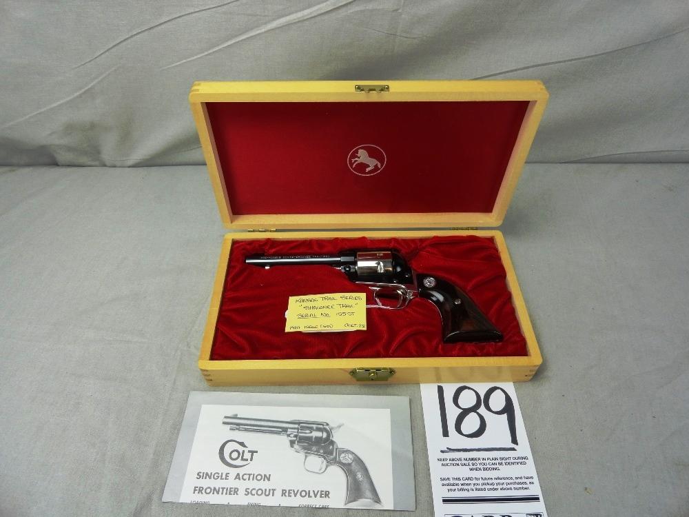 Colt Kansas Trails Frontier Scout, 22LR "Shawnee" 1969, SN:155ST (Handgun)