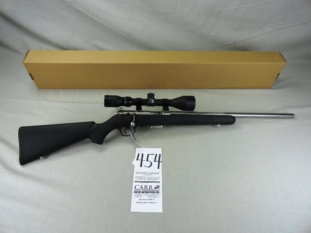 Savage 97R17, Stainless Steel, 17HMR w/Barska Scope, SN:0977458 w/Box