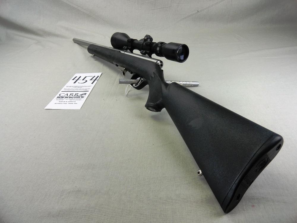 Savage 97R17, Stainless Steel, 17HMR w/Barska Scope, SN:0977458 w/Box