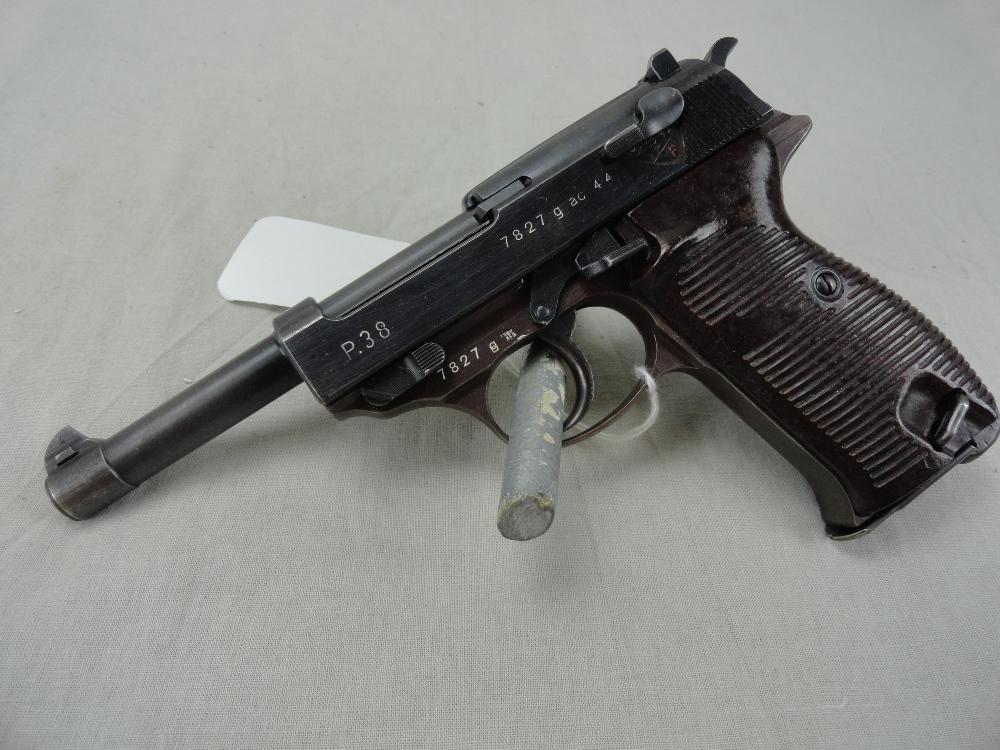 Walther P-38, 9mm  SN:7827G (Handgun)