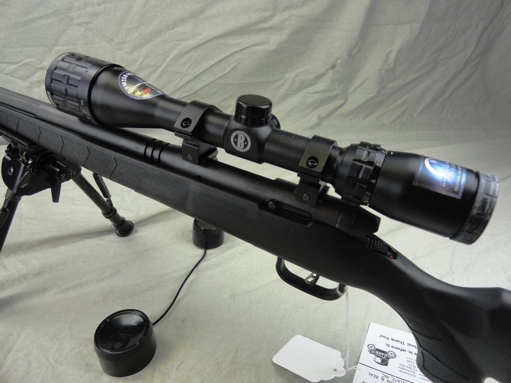 Savage B-Mag, 17 Win Super Mag Cal. w/Bushnell 4-12x40 Scope & Bipod, SN:J734455