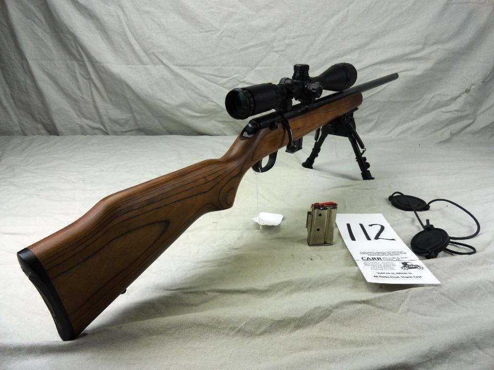 Marlin XT-17, 17HMR Cal. w/CP 4x16 Scope, Extra Mag & Bipod, SN:MM88864B