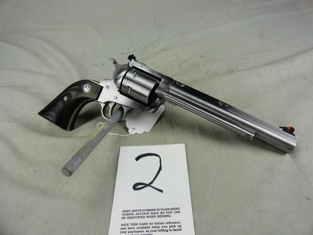 Ruger Super Black Hawk 44 Rem Mag, Satin Stainless Model 00860, SN:89-07953, NIB (Handgun)