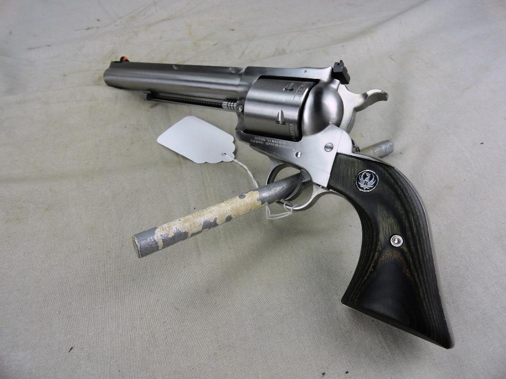 Ruger Super Black Hawk 44 Rem Mag, Satin Stainless Model 00860, SN:89-07953, NIB (Handgun)