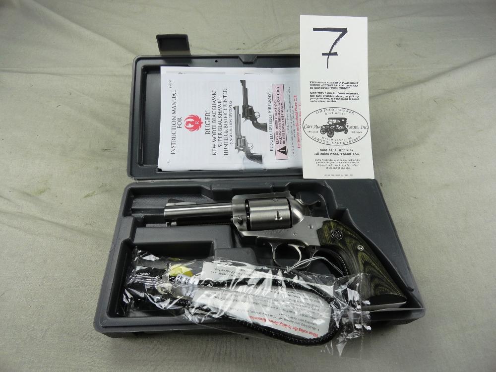 Ruger Super Black Hawk 44 Rem Mag, Stainless M.00818, SN:89-07604, NIB (Handgun)