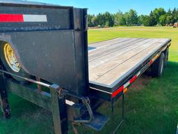 1998 Homemade Gooseneck, 18' Tandem Axle Trailer (#7)