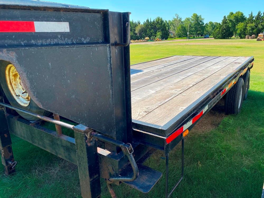 1998 Homemade Gooseneck, 18' Tandem Axle Trailer (#7)