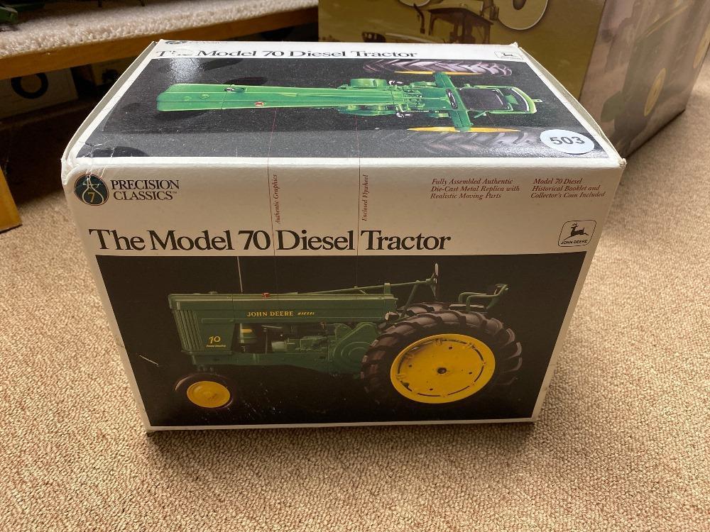 Precision number 7 John Deere model 70 diesel tractor