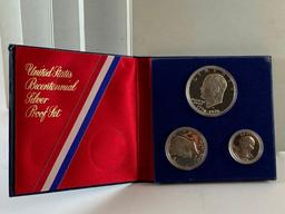 (6) 1976 3-Coin Silver Centennial Sets (x6)