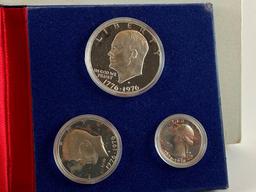 (6) 1976 3-Coin Silver Centennial Sets (x6)