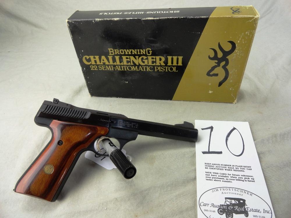 10. Browning Challenger III, Auto, 22-Cal., SN:655PW02743 w/Box (HG)