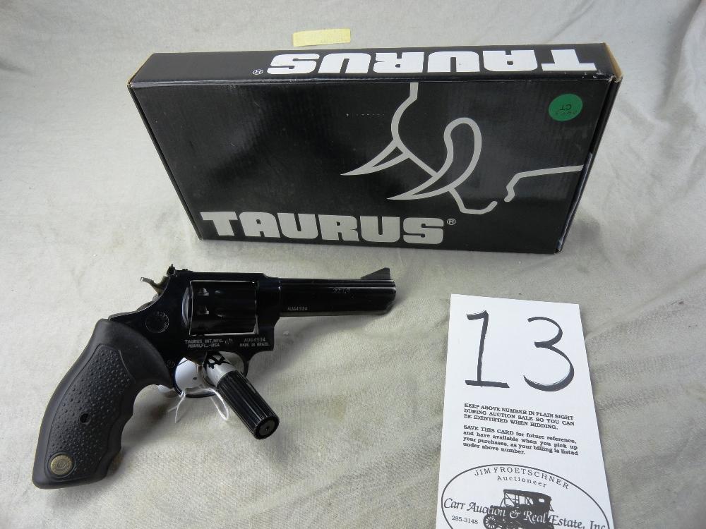 13. Taurus 22-9 Shot Revolver, 22-Cal., SN:AU64534, Blue, 4" Bbl., 9-Shot w/Box (HG)