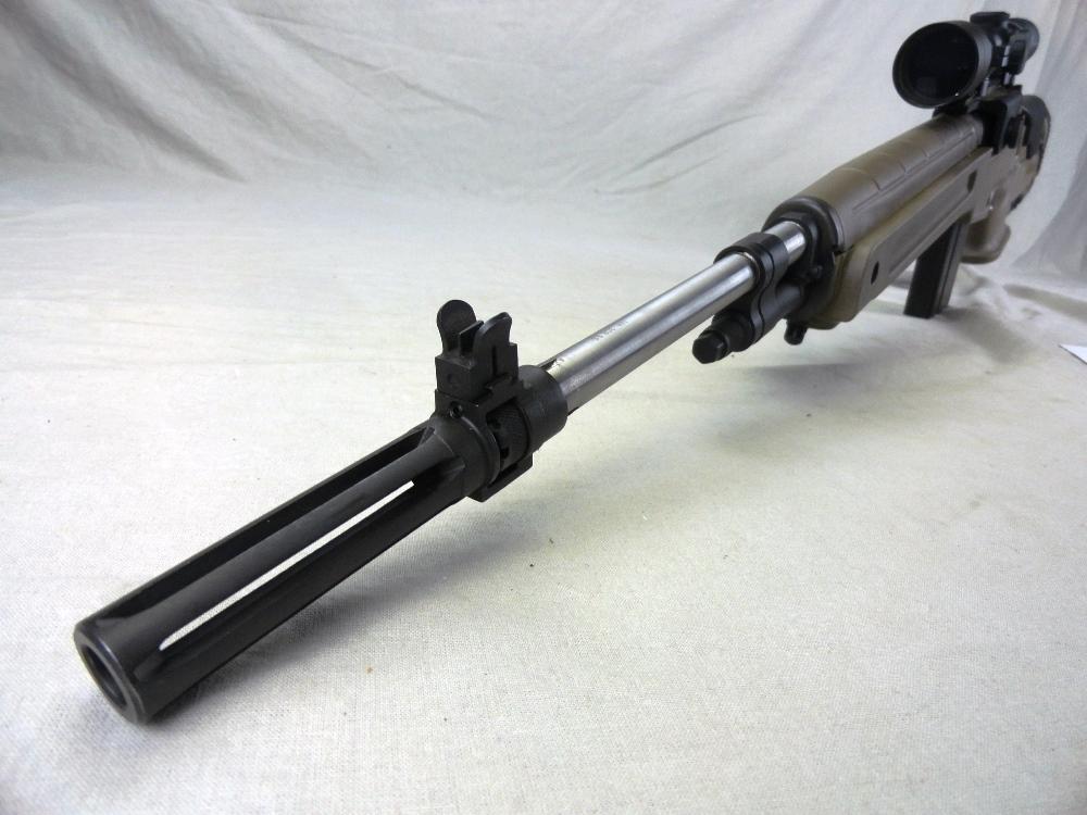 139. Springfield M1A, Auto, 308-Cal., SN:391173, Fully Loaded, Tan, Leupold Scope, Case