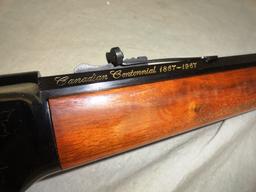 149. Winchester 67, Pump, 30-30, SN:67599 Canadian Centennial, Oct. Bbl., Unfired w/Box