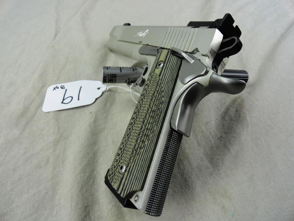 19. Kimber Target Pistol, Auto, 22-Cal., SN:K130382, Satin Alum w/Box (HG)