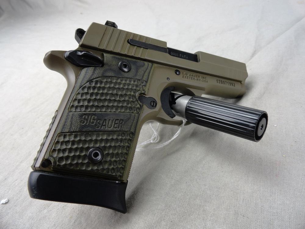 20. Sig Sauer P938 Scorpion, Auto, 9mm, SN:52B071992, Dark Earth w/Box