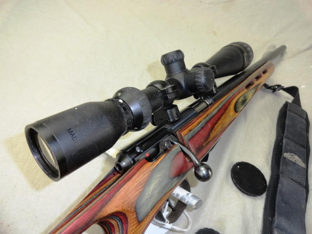 213. Savage 93R17 HMR, Bolt, 17-Cal., SN:0751566, HB-Thumb Hole Stock VSA Scope w/Box