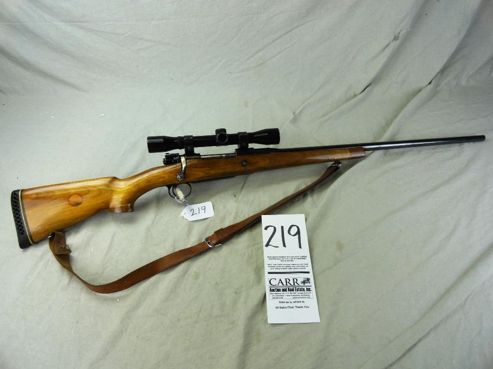 219. Mauser Sporterized, Bolt, 22/250, SN:6013-1459, Huffman Scope (Headspace Problem)