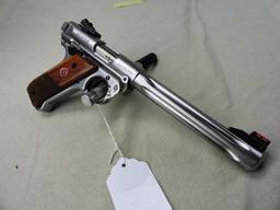 25. Ruger Mark IV Hunter, Auto, 22-Cal, SN:401032994, SS Fluted HB Unfired w/Box (HG)