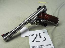 25. Ruger Mark IV Hunter, Auto, 22-Cal, SN:401032994, SS Fluted HB Unfired w/Box (HG)