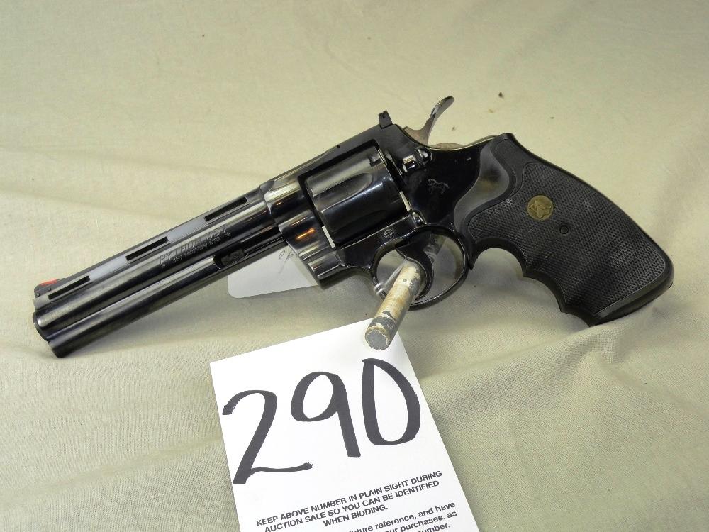 Colt Python 357-Mag, 6" Bbl., SN:K91728 w/Box (HG)